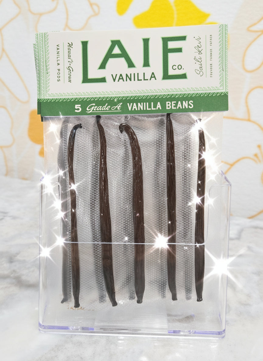5 Grade A Vanilla beans